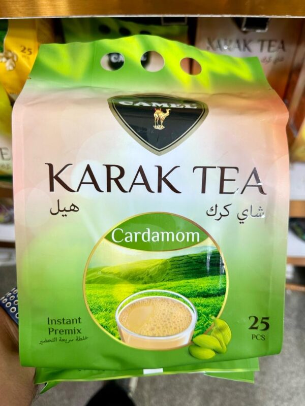 چای کرک CAMEL با طعم هل بسته ۲۵ عددی