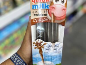 نی شیر شکلاتی کوییک میلک اصلی ۶عددی