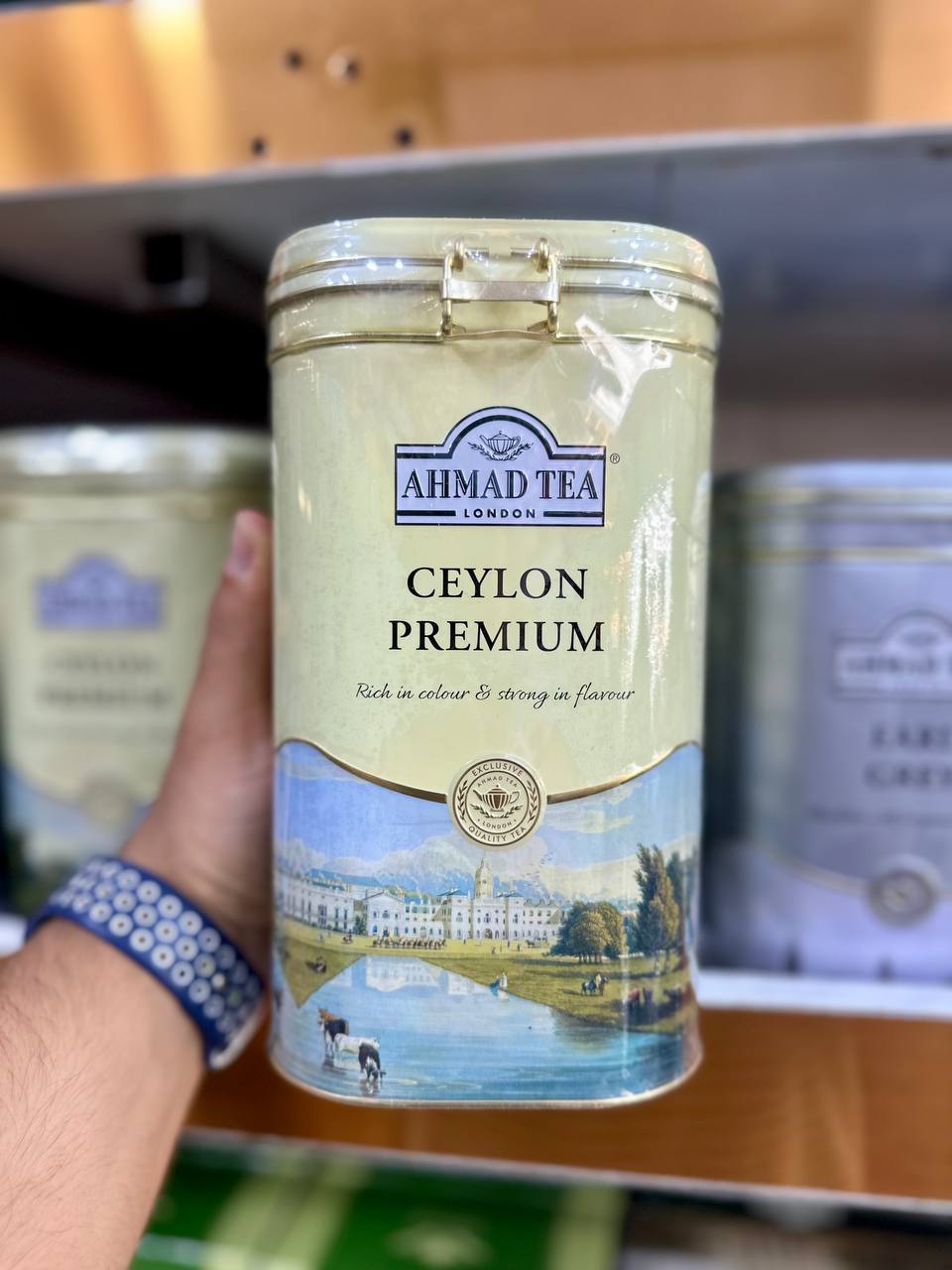 چای سیلان ممتاز احمد قثطی فلزی (TEA CEYLON PREMIUM AHMAD)