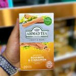 چای احمد Ahmad Tea با طعم رویبوس و دارچین infusion rooibos & cinnamon پک 20 تایی