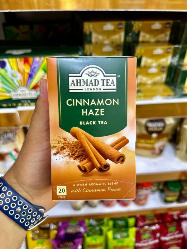 چای احمد Ahmad Tea با طعم دارچین Cinnamon Haze پک 20 تایی