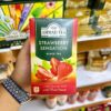 چای احمد Ahmad Tea با طعم  توت فرنگی Strawberry Sensation پک 20 تایی