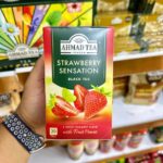 چای احمد Ahmad Tea با طعم  توت فرنگی Strawberry Sensation پک 20 تایی