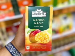 چای احمد Ahmad Tea با طعم انبه جادویی Mango Magic پک 20 تایی