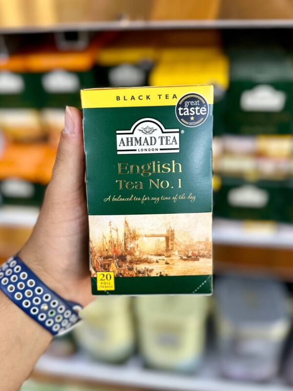 چای احمد Ahmad Tea مدل چای فله‌ای نامبر وان انگلیسی English No.1 loose tea وزن 100 گرم