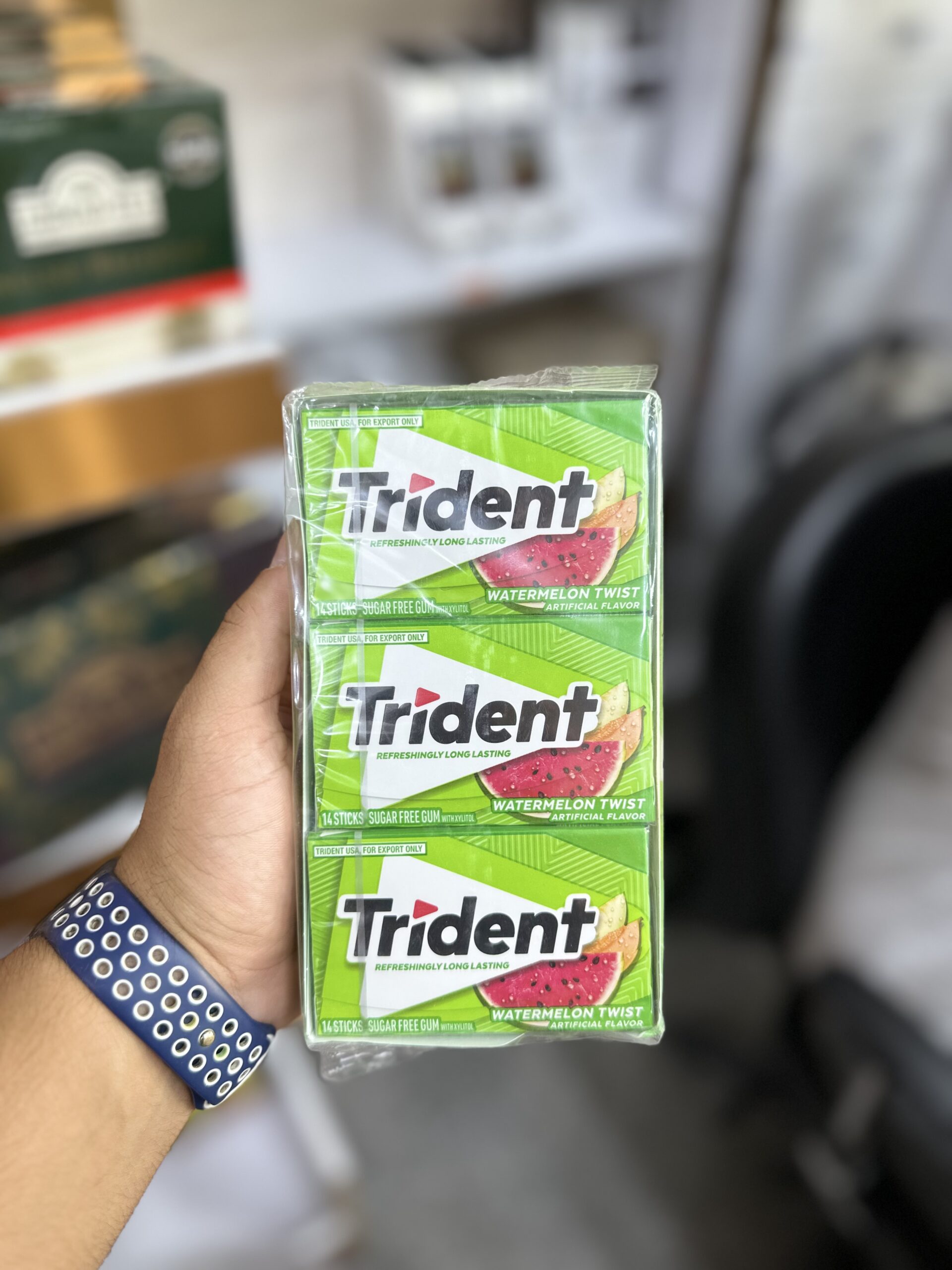 ادامس تریدنت با طعم هندوانه (trident)
