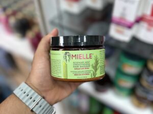 ماسک مو ضد ریزش و تقویت کننده رزماری و نعناع- mielle Rosemary Mint Strengthening Hair Masque