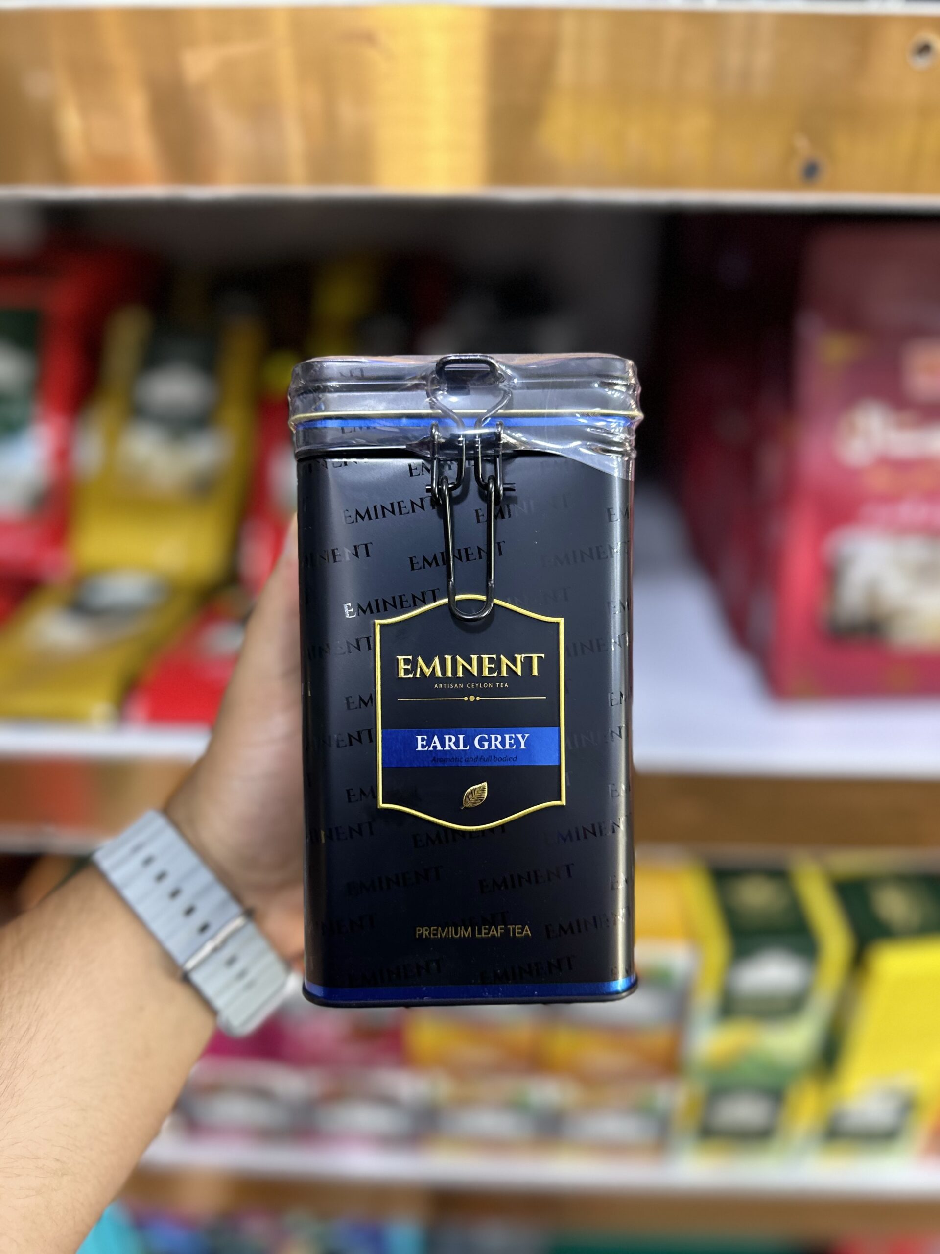 چای امیننت eminent مدل ارل گری earl grey وزن 250 گرم