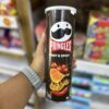 عدد چیپس پرینگلز pringles مدل تند و ادویه ای hot & spicy وزن 165 گرم