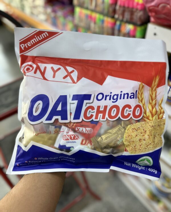 شکلات غلات اوت چوکو Oat choco مدل london delights وزن 400 گرمی