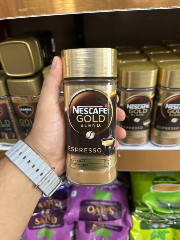 اسپرسو فوری نسکافه گلد 95 گرم 95ESCAFE GOLD ESPRESSO INSTANT
