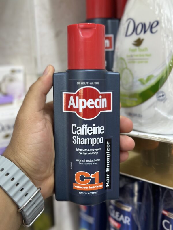 شامپو مو آلپسین ضد ریزش – Alpecin مدل Caffeine C1 حجم 250 میل آلمان