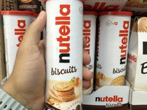 بیسکویت کرمدار شکلات فندق نوتلا ۱۶۶ گرم | Nutella Biscuits