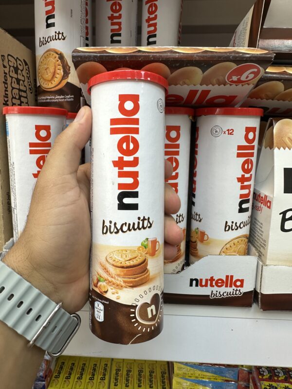 بیسکویت کرمدار شکلات فندق نوتلا ۱۶۶ گرم | Nutella Biscuits