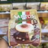 کاپوچینو سانتوس santos مدل بدون شکر افزوده No Added Sugar پک 20 ساشه ای