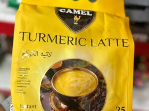 چای کرک کمل camel مدل لاته زردچوبه Turmeric Latte وزن 500 گرم