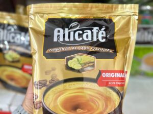 پودر قهوه فوری علی کافه Alicafe با عصاره تونگکات علی و جینسینگ کلاسیک Tongkat Ali And Ginseng Original پک 20 تایی