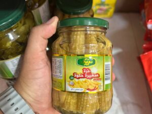 بیبی کورن رویال آرم ROYAL ARM اصل هند با طعم فلفل وزن 340 گرم