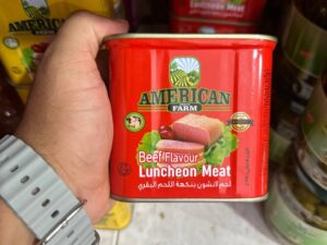 کنسرو گوشت امریکن فارم American Farm Beef Flavour Luncheon