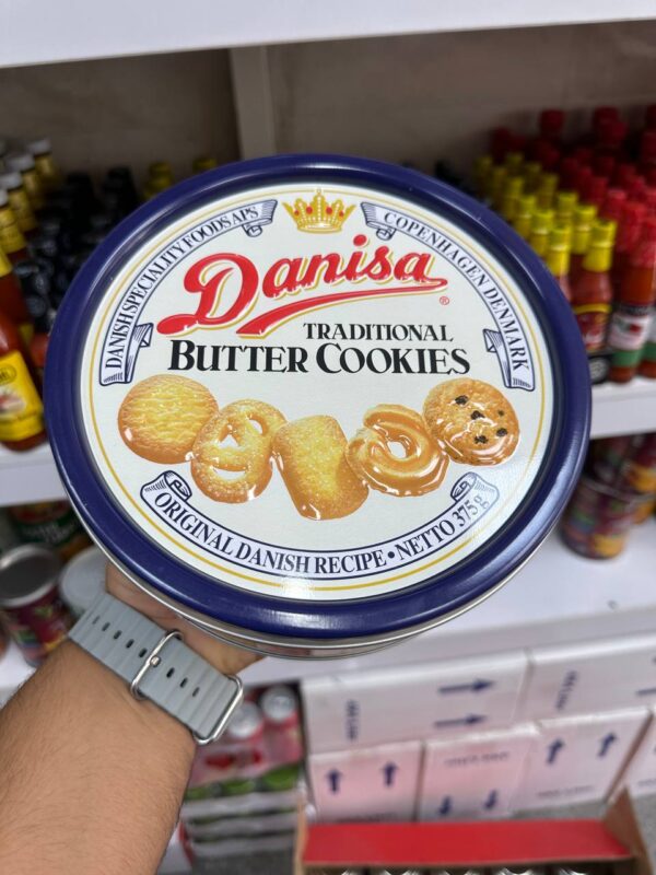بیسکویت کوکی کره ای دانیسا قوطی 375 گرم – Danisa Butter Cookies