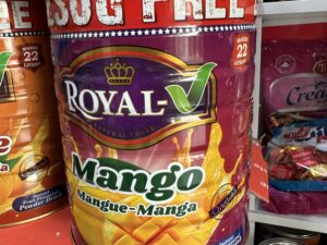 عدد پودر شربت رویال royal مدل انبه mango وزن 2750 گرم