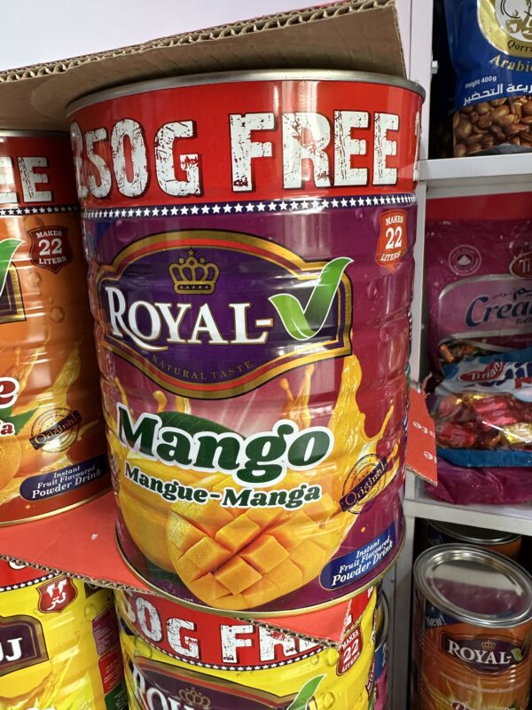 عدد پودر شربت رویال royal مدل انبه mango وزن 2750 گرم