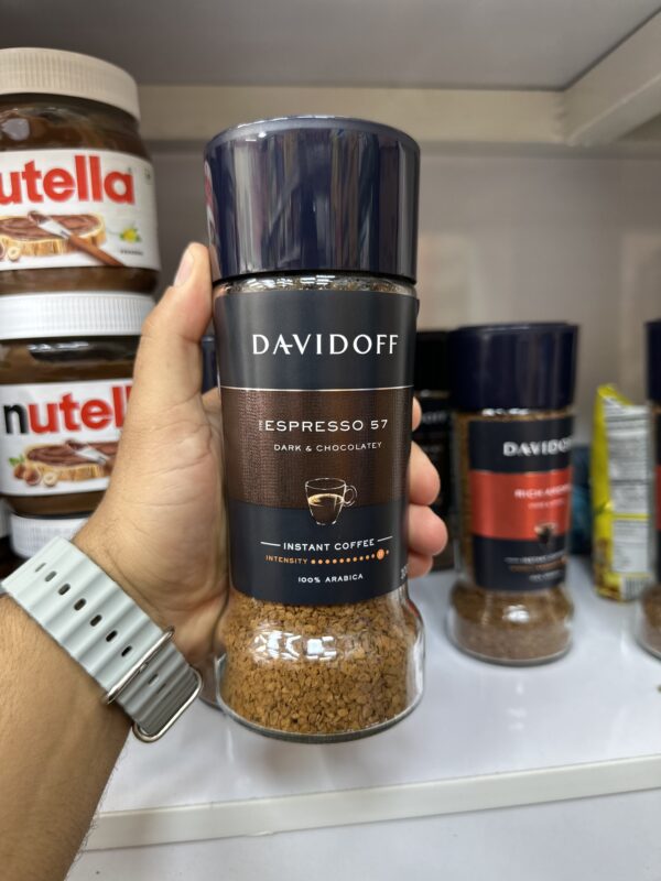 قهوه فوری دیویدوف Davidoff مدل اسپرسو 57 espresso وزن 100 گرم