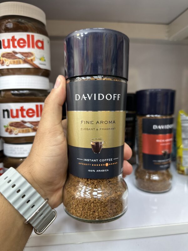 قهوه فوری دیویدوف Davidoff مدل فاین آروما fine aroma وزن 100 گرم