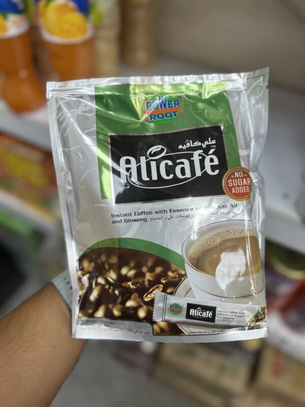 کافی میکس علی کافه Alicafe مدل بدون شکر اضافه no sugar added پک 20 ساشه ای
