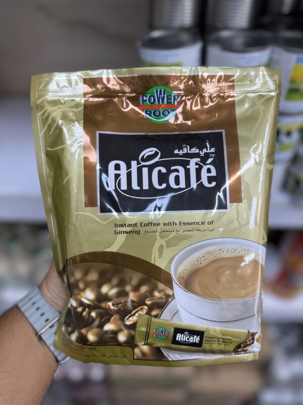 پودر قهوه فوری علی کافه Alicafe مدل گلد Gold پک 20 تایی