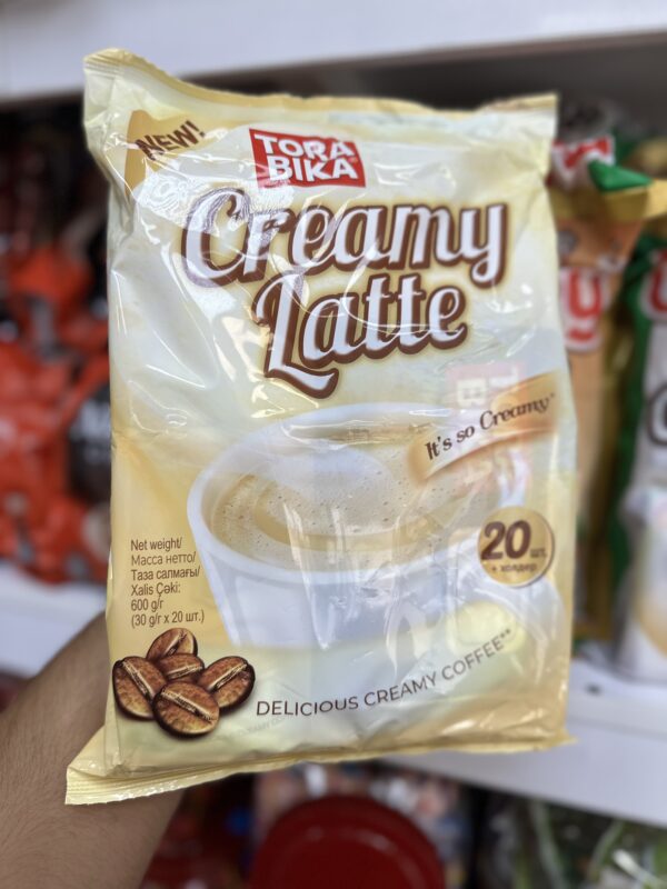 کافی میکس تورابیکا torabika مدل لاته کاراملی Caramel latte پک 20 ساشه ای
