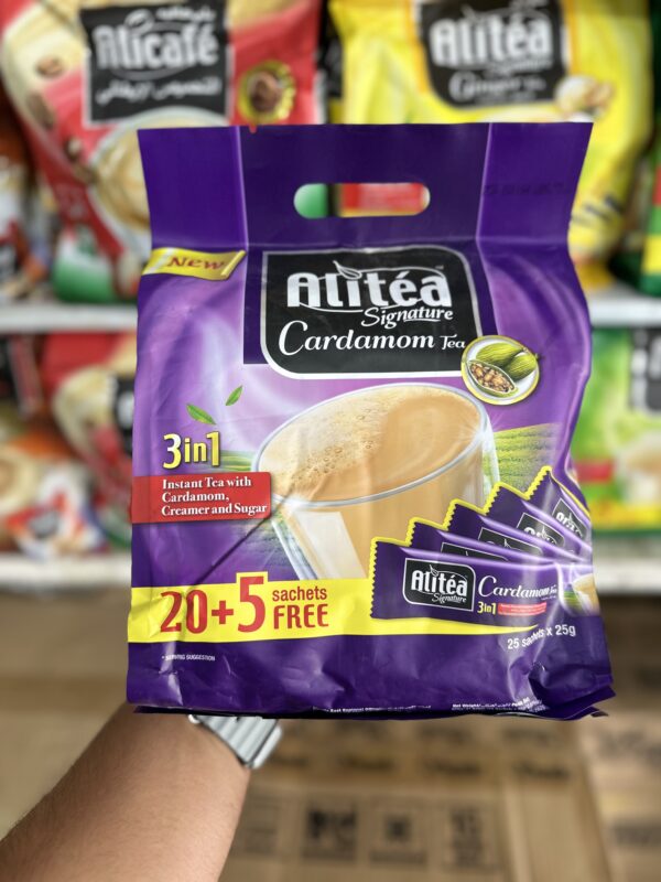 چای علی تی Alitea مدل هلدار cardamom پک 25 ساشه ای