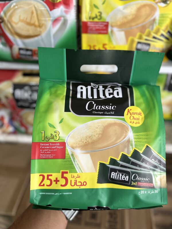 چای علی تی Alitea مدل کلاسیک classic پک 30 ساشه ای