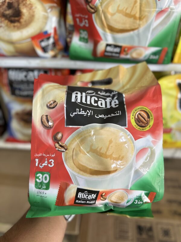 کافی میکس علی کافه Alicafe مدل رست ایتالیایی Italian Roast پک 30 ساشه ای