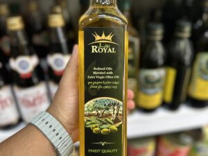 روغن زیتون فوق بکر رویال Royal olive oil حجم یک لیتر